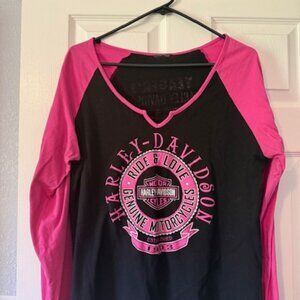 Womens Harley Davidson long sleeve